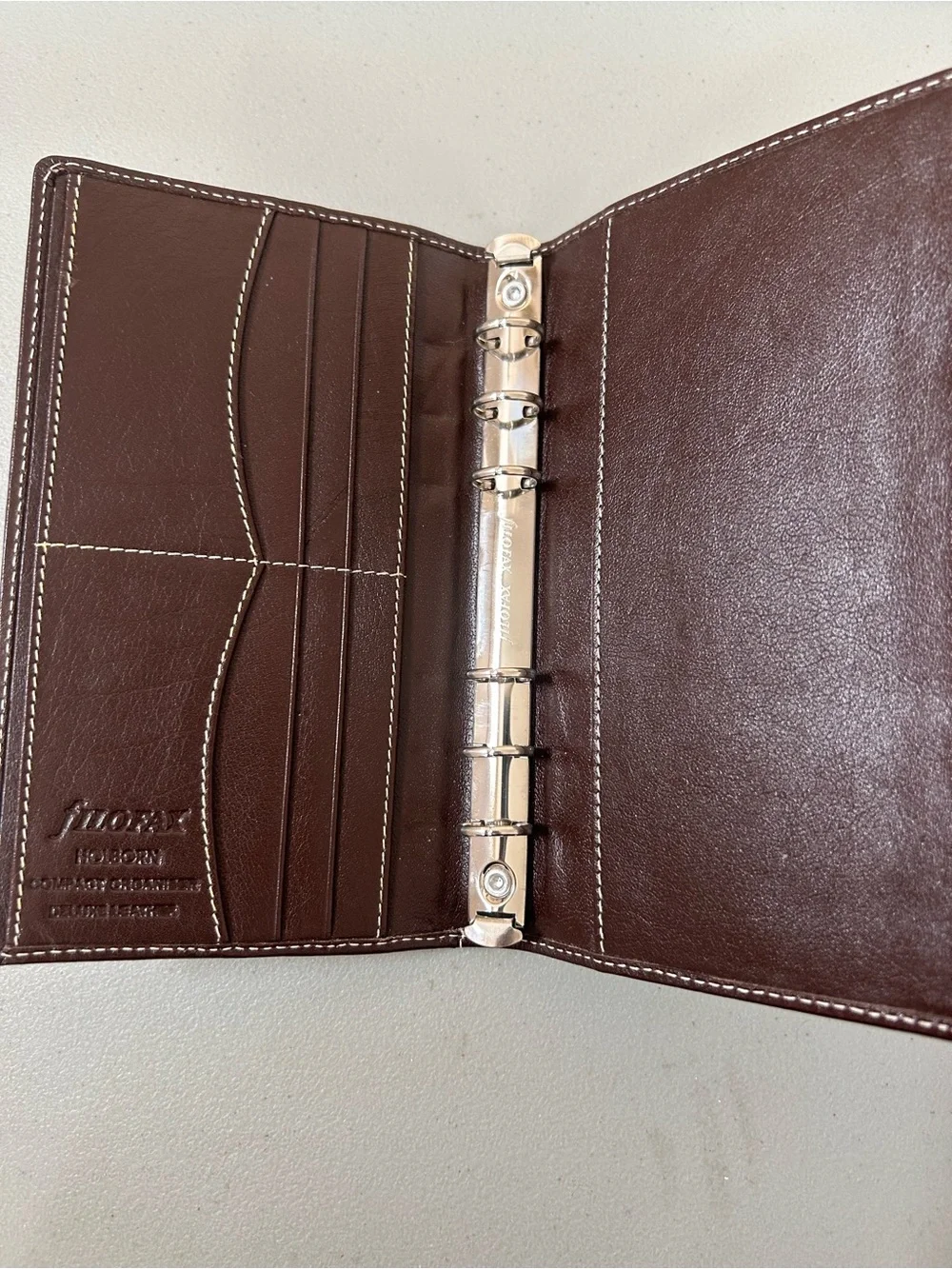 Filofax Brown Personal Compact Holborn